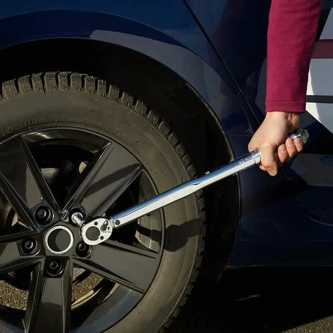 FUIENKO Drehmomentschlüssel 1/2", Einstellbereich: 28-210 Nm, Mit Verlängerung, 3 Stecknüssen (17, 19, 21 Mm) Und Werkzeugkoffer – Bild 2