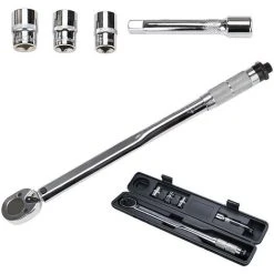 Hengda Drehmomentschlüssel 28-210Nm Stecknüsse 17-21 Verlängerung Drehmoment 1/2" Zoll