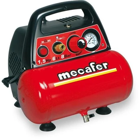 MECAFER KOMPRESSOR 6L 1,5PS NEU VENTO MECAFER + HEFTKIT – Bild 2