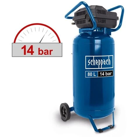 Scheppach Vertikal Kompressor HC85V ölfrei 1500W 330 L/min Stehend – Bild 2