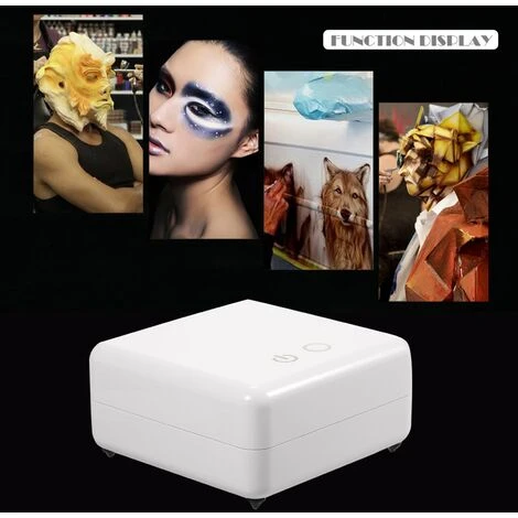 LIFCAUSAL Mehrzweck-Airbrush-Mini-Luftkompressor-Set Gravity Air Brush-Kit Für Auto, Kuchendekoration, Schuhe, Modelle, Nägel, Kleidung, Kekse, Backen, Essen, Kunst (Set 2) – Bild 4