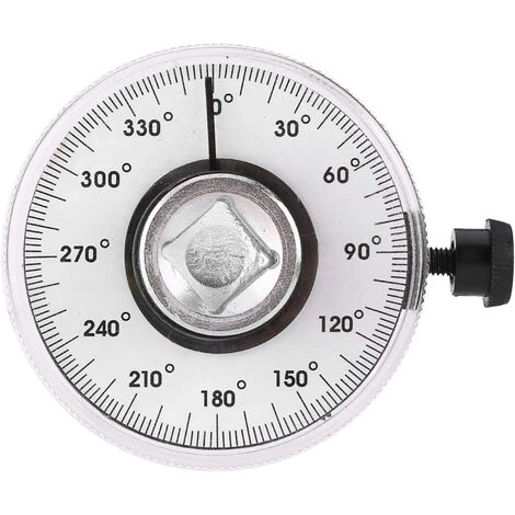 BARES Drehmomentwinkelmesser, Winkeldrehmomente 360 ° Verstellbarer 1/2-Zoll-Drehmomentmesser Mit Schraubenschlüsselantrieb, Drehmomentwinkelmesser Auto-Messwerkzeug – Bild 2