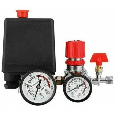 Dontodent Luftkompressor Druckschalterventil Druckschalter Luftkompressor Mit Manometerregler