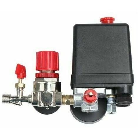 Dontodent Luftkompressor Druckschalterventil Druckschalter Luftkompressor Mit Manometerregler – Bild 5