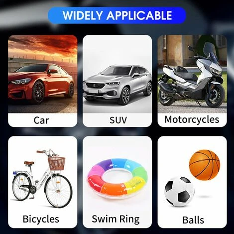 LIFCAUSAL 120 PSI Tragbarer Luftkompressor Mini Reifenfüller LCD Display Elektrische Fahrradpumpe Mit 4000 MAh Akku LED-Licht Für Auto Fahrrad Motorrad Bälle Schwimmring – Bild 4