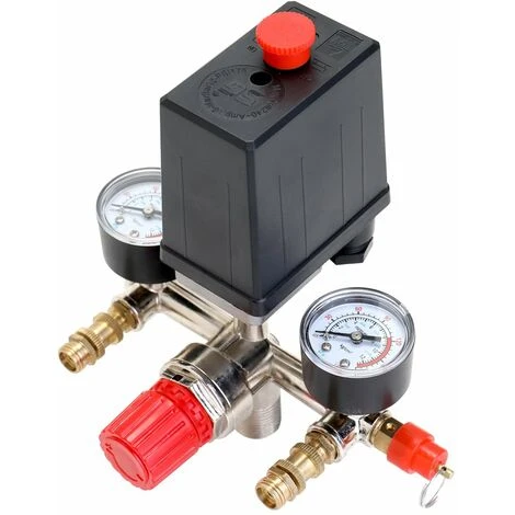 LIFCAUSAL 125 PSI 12 Bar Kleiner Luftkompressor Druckschalter Steuerung Einstellbares Regelventil Instrument – Bild 2