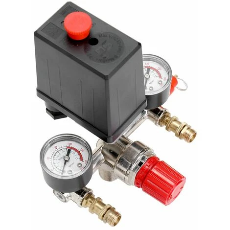 LIFCAUSAL 125 PSI 12 Bar Kleiner Luftkompressor Druckschalter Steuerung Einstellbares Regelventil Instrument – Bild 3