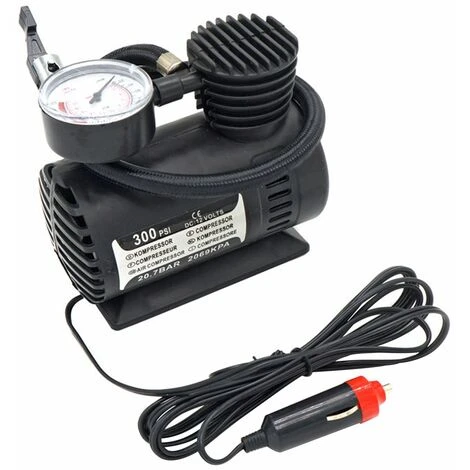 LIFCAUSAL Neue Tragbare Mini 300 Psi 12 V Auto-Luftpumpe Auto Mini Elektrische Reifenpumpe Für Notfälle Autoreifen Aufpumpen – Bild 5