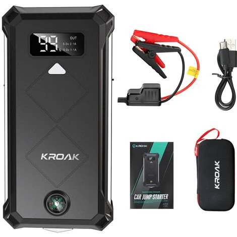 KROAK K-JS05 24000mAh Startnetzteil Spitzenstrom 2400A Mit Sicherheitshammerfunktion