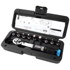 HAPPYSHOPPING 11 STÜCKE 1/4 Zoll 2-20 Nm Voreingestellte Drehmomentschlüsselhülsen Set Schnellspanner Mini Tragbarer Einstellbarer Drehmomentschlüssel Mit Aufbewahrungsbox