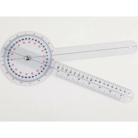 DONTODENT Goniometer 30 Cm, 360 Grad (Kunststoff)