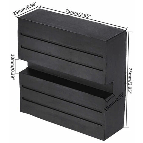 DECKON Vierkant-Gummist��tzblock, A0361-1 - A0361-1 – Bild 5