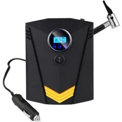GESCHENKE Tragbarer Autoreifenfüller, Elektrische Luftkompressorpumpe, Digitaler Luftkompressor, 12 V, 120 W, 100 PSI, Für Boot, Auto, Motorrad, Fahrrad, LKW