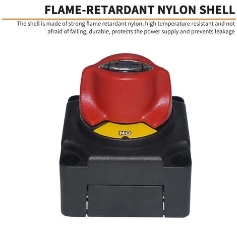 SUPERSELLER Autobatterie-Trennschalter, Hochstrom-Gesamtschalter, Yacht-LKW-Anti-Leckage-Schalter 12V24V – Bild 2