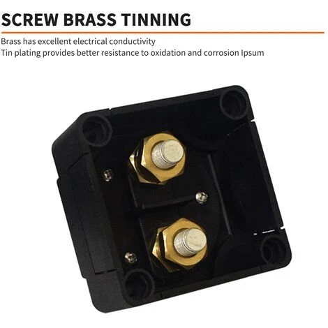 SUPERSELLER Autobatterie-Trennschalter, Hochstrom-Gesamtschalter, Yacht-LKW-Anti-Leckage-Schalter 12V24V – Bild 5