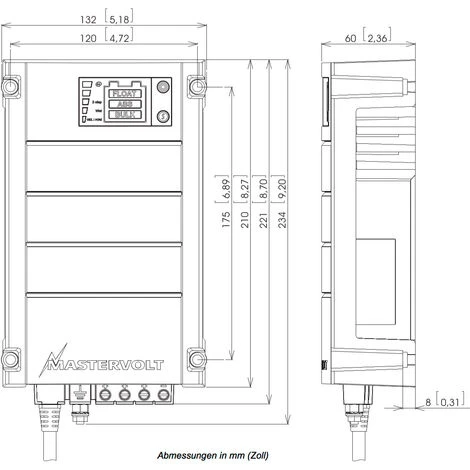 Mastervolt ChargeMaster 12/25-3 12V 25A Batterieladegerät 3 Akku-Bänke – Bild 5