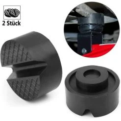 MONLY Criccaoutchouc Auto Hydraulischer Wagenheber Puffer Auto Hydraulischer Wagenheber Puffer Puffer Schwarz 65 X 29 Mm 2 Stück