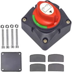 LIFCAUSAL Autobatterieschalter 12/24V Ampere Batterietrennschalter Batterietrennschalter Für Yacht Marine Boot Auto LKW RV (Mehrfarbig)