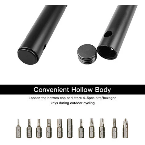 LIFCAUSAL Fahrrad-Drehmomentschlüssel, Tragbar, Radfahren, Drehmomentschlüssel, Multifunktional, Fahrrad-Reparaturwerkzeug, MTB, Rennrad, Werkzeug-Kits, Rot – Bild 5