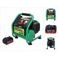 Prebena VITAS 100-AKKU Kompressor 18 V 5 L 8 Bar CAS Brushless + 1x Akku 5,5 Ah - Ohne Ladegerät